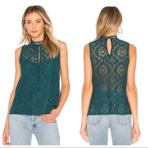 BB Dakota Meet Me in the Meadows Lace Top Size M